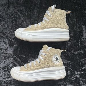 Converse Chuck Taylor Fleece All Star Platform Girls High Top
